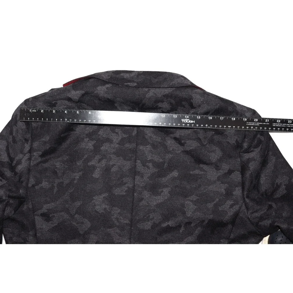 Robert Graham Sport Blazer Mens 46 Black Gray‎ Camo 2 Button Wool Cashmere Blend